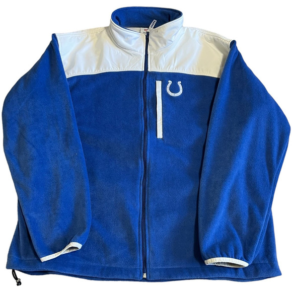 NFL Team Apparel Indianapolis Colts Full
Zip Front Sweatshirt Size XXL - Picture 1 of 7